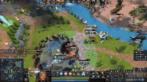 Invoker during a published Melonity spell-combo demonstration