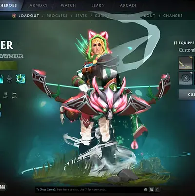 How to install custom skins and sets in Dota 2? interface screenshot