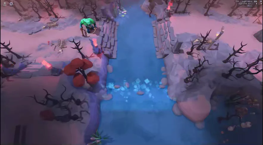 MetaSkins changing the Dota 2 terrain on the player's own client